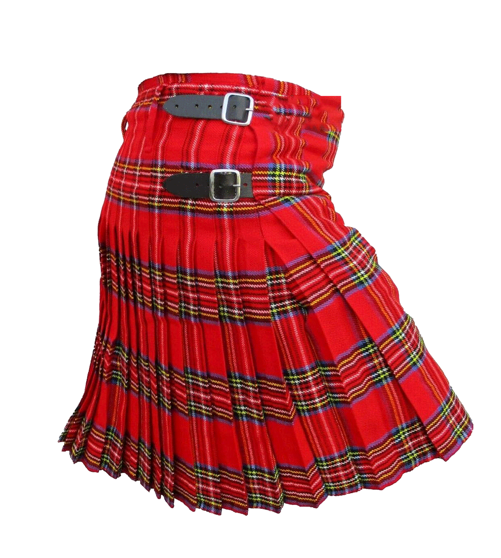 Highland Casual Kilt for Men 13oz Scottish Tartan | 11 Tartans Available
